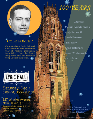 Cole Porter and Lyric Hall - A BENEFIT for lyric hall