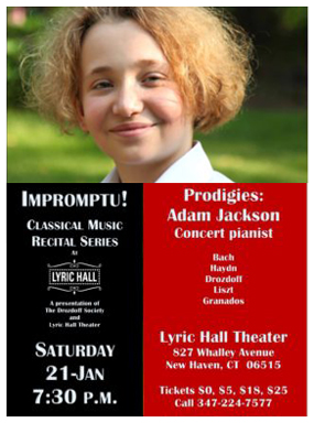Impromptu! Classical Music Series featuring Adam Jackson
