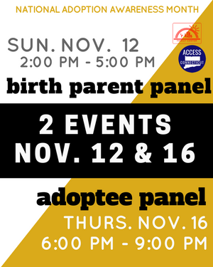 Birth Parent Panel & Adoptee Panel - National Adoption Awareness